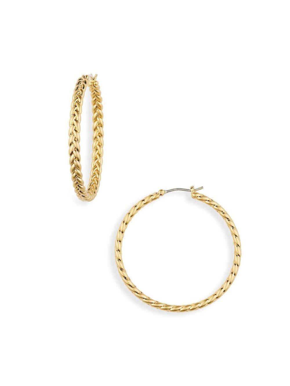 Madewell Braided Hoop Earrings